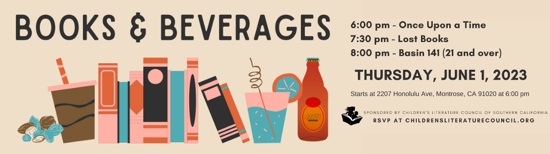 Books and Beverages 6 pm - Once Upon A Time, 7:30 pm - Lost Books, 8 pm - Basin 141 (21 and over). Thursday, June 1, 2023.